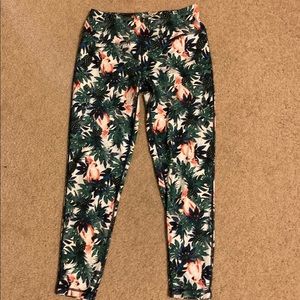 Sweaty Betty patterned contour leggings